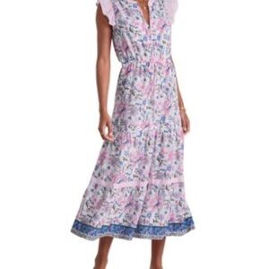 Vineyard Vines Floral Sleeveless Maxi Dress
